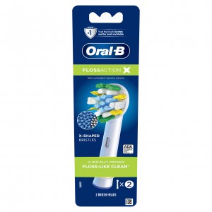 Ostatné hlavice kefky Oral-B FlossAction X-Filament Biele | SK_OB26155
